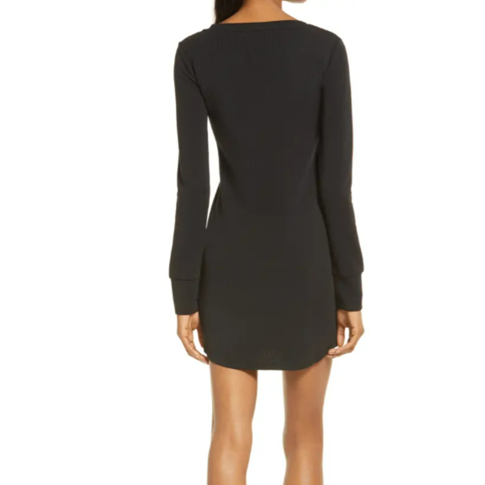 BB Dakota Steve Madden Black Ribbed Minidress - XS - Picture 2 of 6
